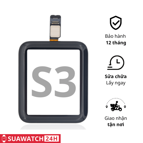 thay mặt kính cảm ứng apple watch series 3