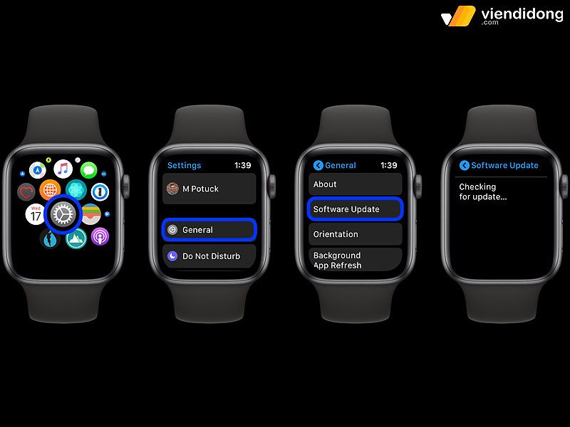 Cập nhật phiên bản watchOS trên Apple Watch