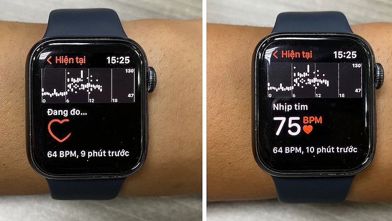 Độ chính xác của Apple Watch đo nhịp tim