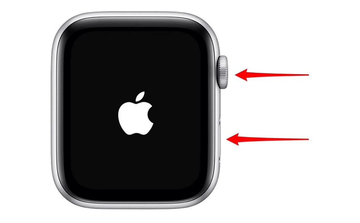 Force Restart (khởi động lại bắt buộc) khi apple watch bị treo táo