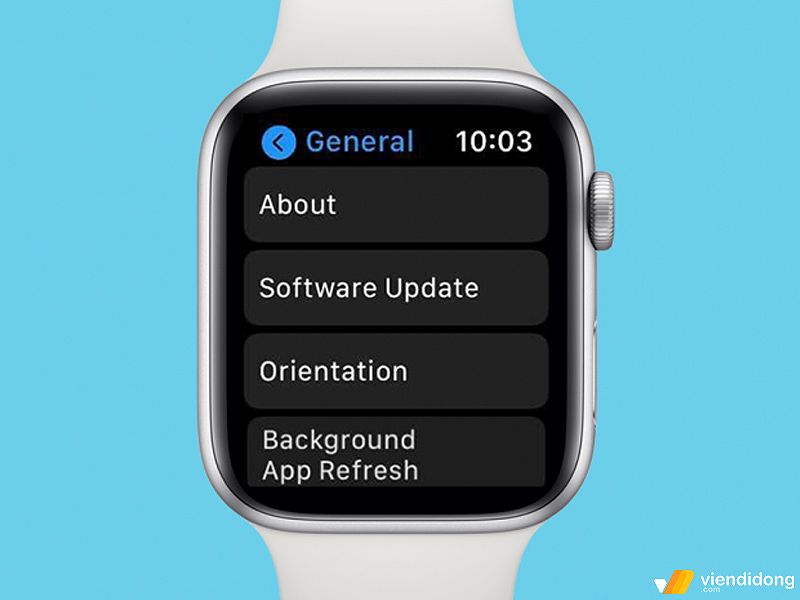 Hình ảnh hướng dẫn cập nhật hệ điều hành cho Apple Watch