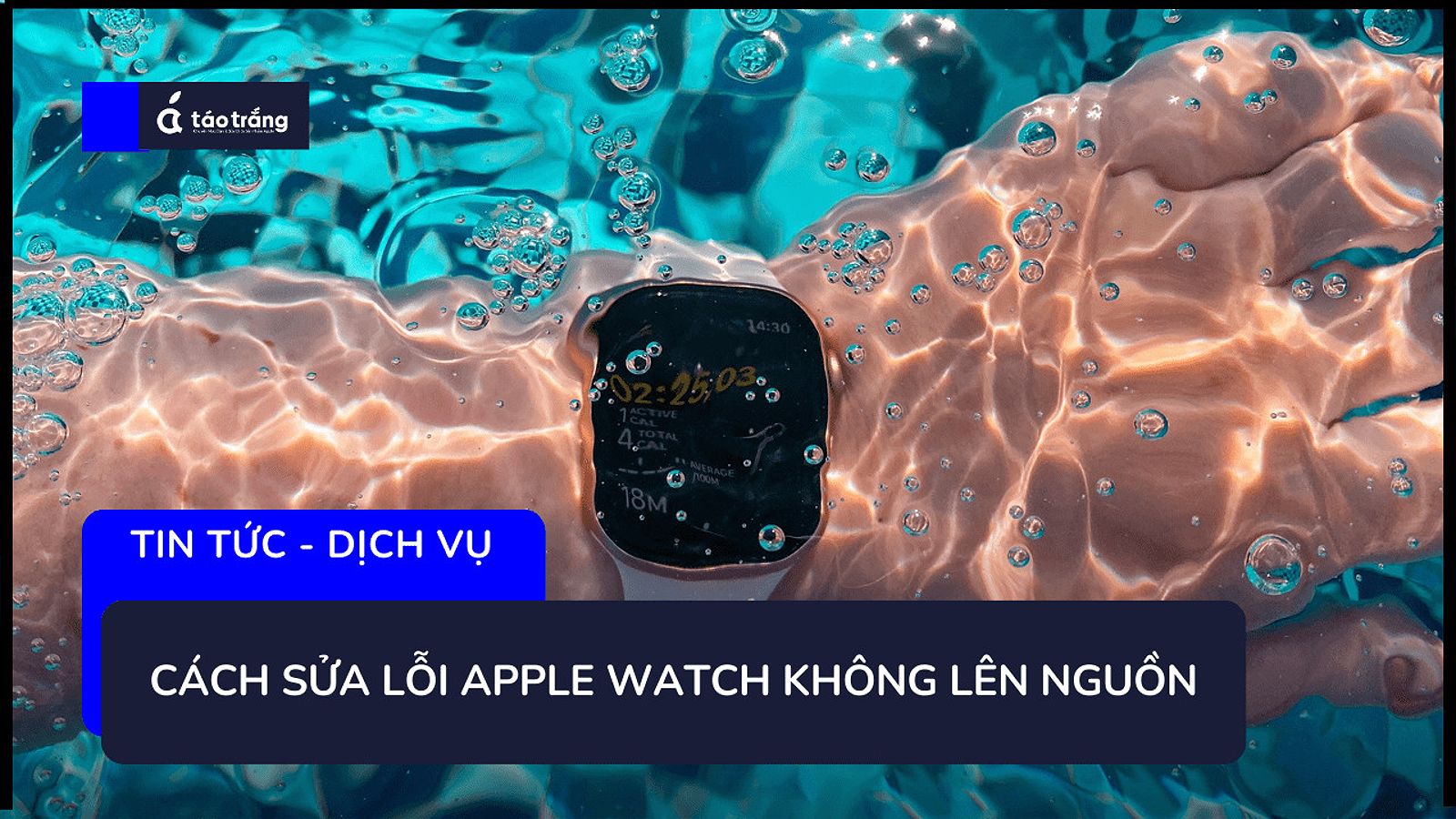 Hình ảnh mô tả lỗi Apple Watch không lên nguồn với hình ảnh đồng hồ không hoạt động.