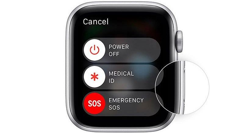 Tắt đi mở lại bằng nút Side Button